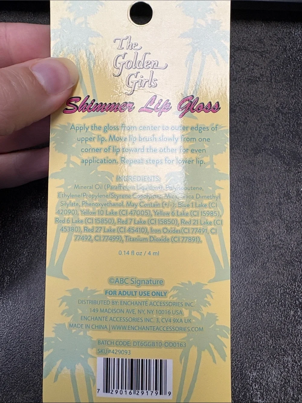 The Golden Girls Sophia and Blanche Set of 2 Lip Gloss